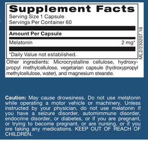 Melatonin Slow Release 2 mg ( 60 tablets)